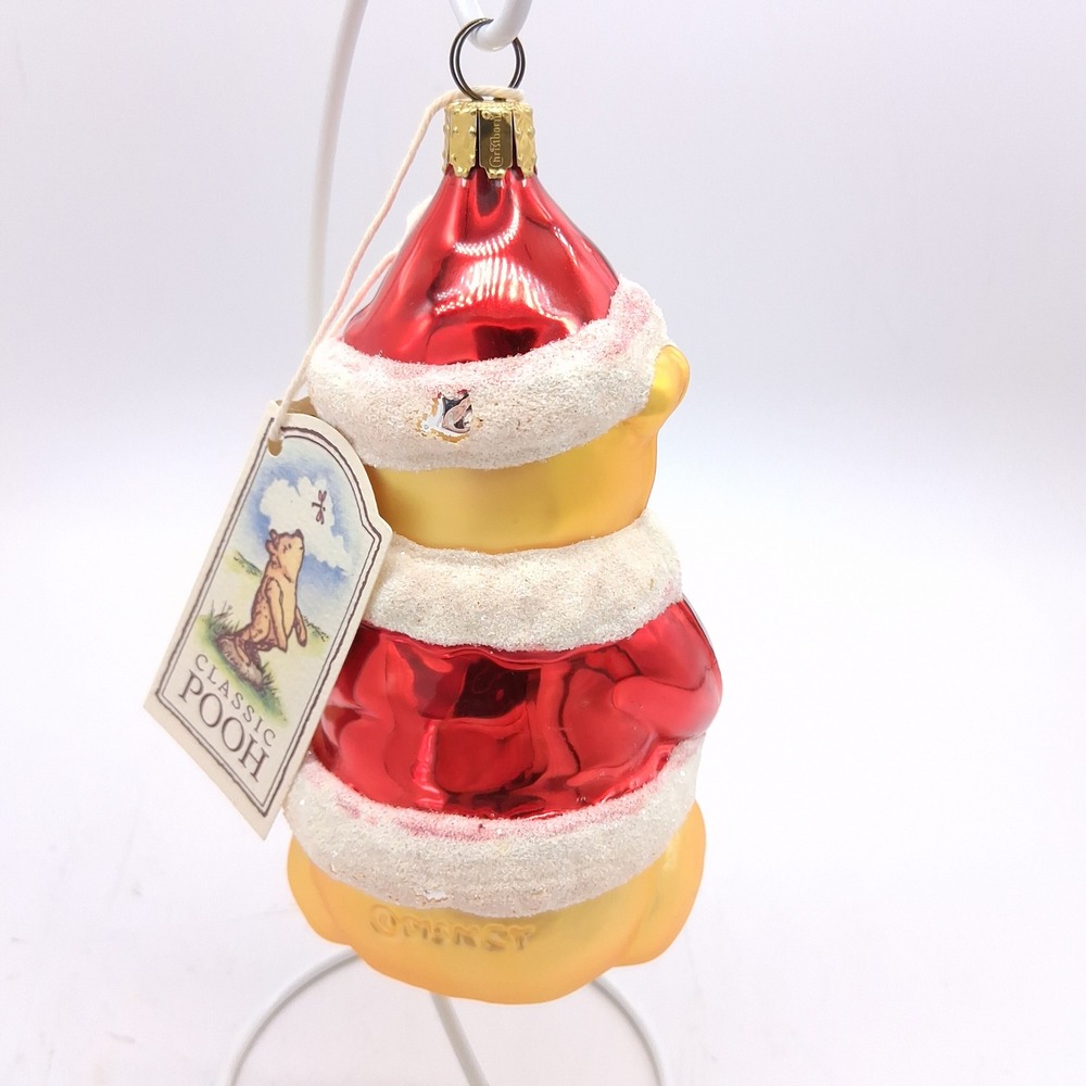 Disney Classic Winnie the Pooh 1997 Glass Christmas Ornament Germany - Picture 6 of 16